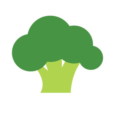 Brokoli ikonu. Sebze ikonu. Düzenlenebilir vektör.