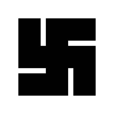  Siluet simgesi. Hinduizm sembolü.
