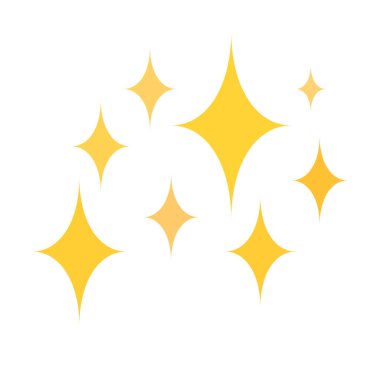 Parıltı efekti simgesi. Parlak. Düzenlenebilir vektör.