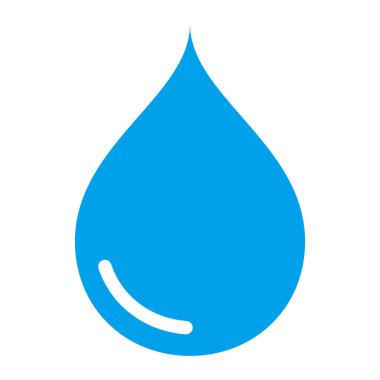 Su damlası ikonu. Su damlası simgesi. Düzenlenebilir vektör.