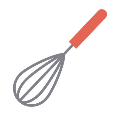 Mutfak aletleri çırpma ikonu. Düzenlenebilir vektör.