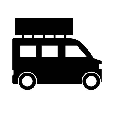 Seçim kampanyası silueti simgesi. Düzenlenebilir vektör.