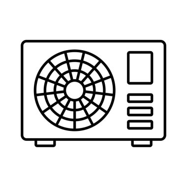 Basit bir dış mekan ikonu. Düzenlenebilir vektör.