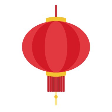 Düz dizayn Çin feneri. Düzenlenebilir vektör.