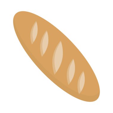 Fransız ekmeği. Fransız ekmeği. Düzenlenebilir vektör.