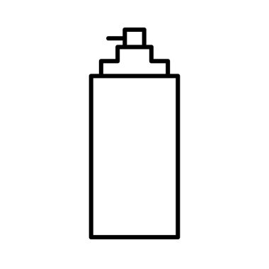 Basit böcek ilacı sprey ikonu. Düzenlenebilir vektör.