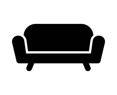 Koltuk Silueti. Koltuk silueti. Düzenlenebilir vektör.