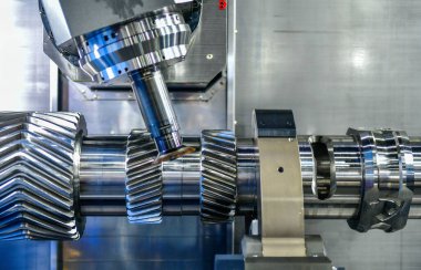 CNC 'nin En Hızlı Torna Dönüş Makinesi Çalışıyor, İnanılmaz CNC Milling Makinesi Modern Teknoloji