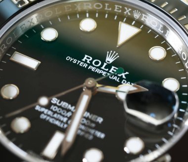 Bangkok Tayland - 28 Ocak 2021 Rolex Denizaltı Tarihi Çelik Erkekler Bilek Saati