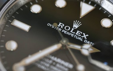 Bangkok Tayland - 28 Ocak 2021 Rolex Denizaltı Tarihi Çelik Erkekler Bilek Saati