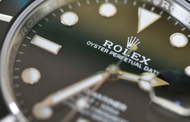 Bangkok Tayland - 28 Ocak 2021 Rolex Denizaltı Tarihi Çelik Erkekler Bilek Saati
