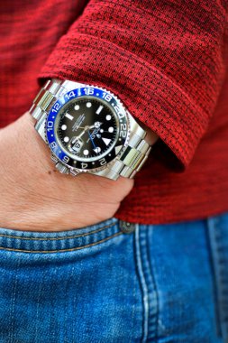 Bangkok Tayland, 10 Mart 2024 Rolex GMT Master II 