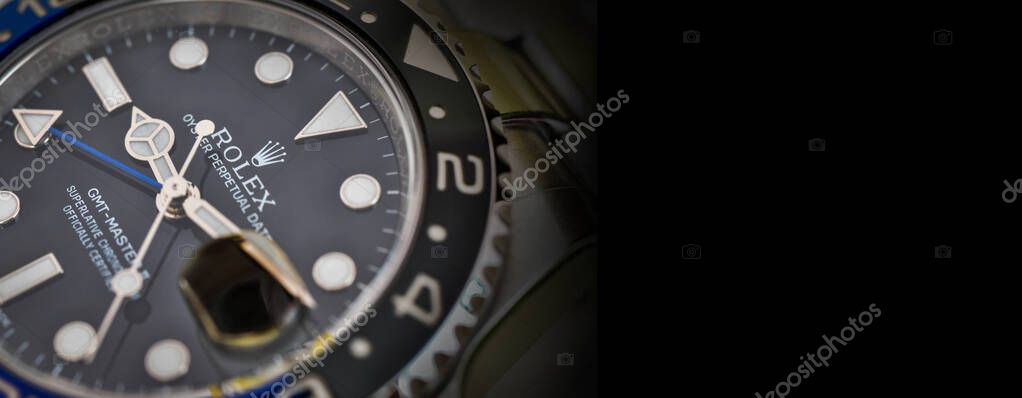 Bangkok Thailand- Feb 20,2022 : Rolex GMT-Master II 