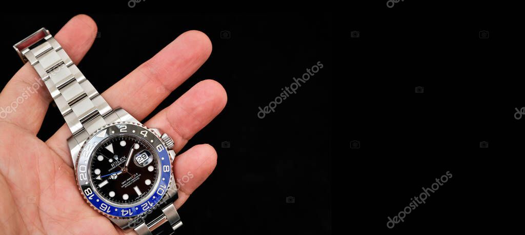 Bangkok Thailand- Feb 20,2022 : Rolex GMT-Master II 