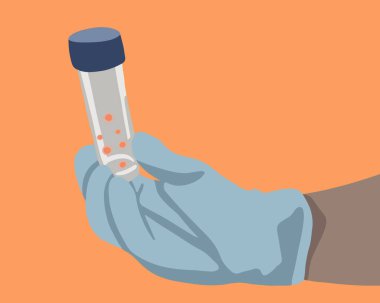 Bir test tüpünde yumurta örneklerini izole ettim. Yumurta bağışı. Yumurta donması.
