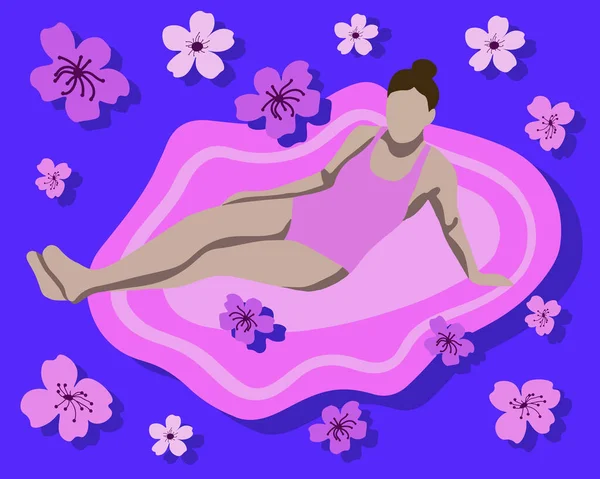 Vektor Izolované Ilustrace Pohodlí Během Menstruace Menstruační Cyklus Kritické Dny — Stockový vektor
