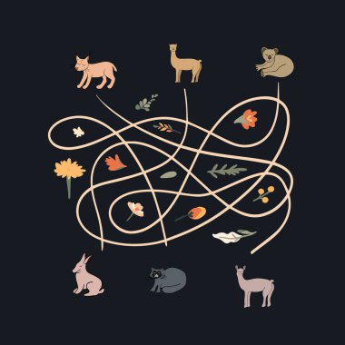 Hareket becerilerinin geliştirilmesi için bir görevin temsilcisi izole edilmiş. Anaokulu görevleri