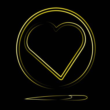 Kore dalgona oyununun kalp şeklindeki meydan okumayla izole edilmiş temsilcisi.