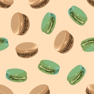 Makaronlu bir deseni izole eden vektör çizimi.