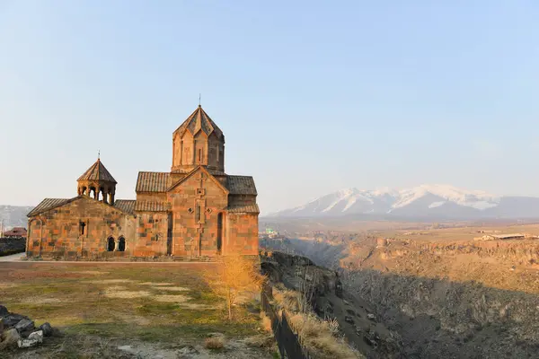 Mosteiro Hovhannavank Ohanavan Província Aragatsotn Armênia Fotos De Bancos De Imagens