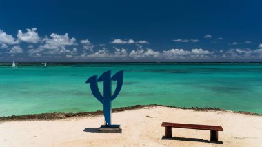 Club Med Punta Cana 'da Trident Poseidon heykeli