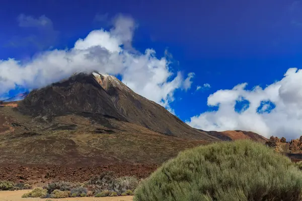 Monte Vulcano Teide Sorge Sopra Nuvole Nel Parco Nazionale Del Foto Stock Royalty Free