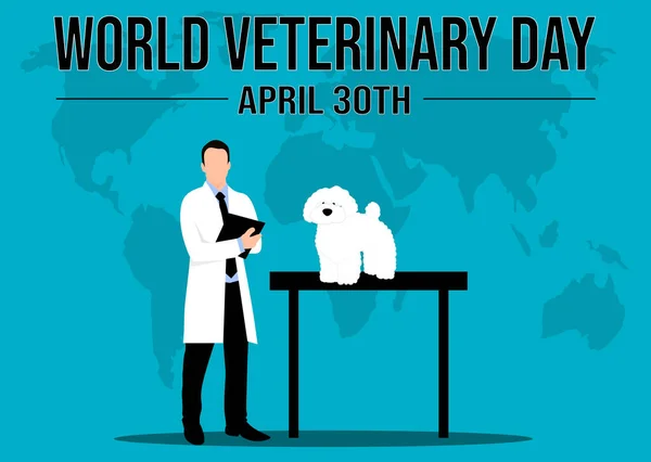 Каждый Год Последнюю Субботу Апреля Всемирный День Ветеринара Празднует Ветеринарную — стоковое фото