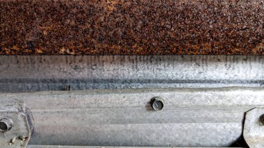 rust iron and aluminum texture background