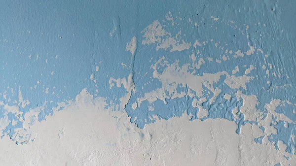 abstract blue paint wall texture, blue wall with messy white paint