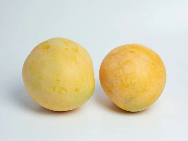 Fresh Mango Fruit Isolated White Background — Stock Photo, Image