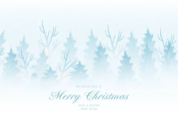 クリーンなクリスマスカード背景ベクトルデザインイラスト — ストックベクタ