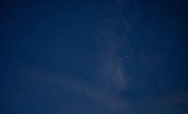 Image Ciel Nocturne Avec Nombreuses Étoiles Brillantes — Photo