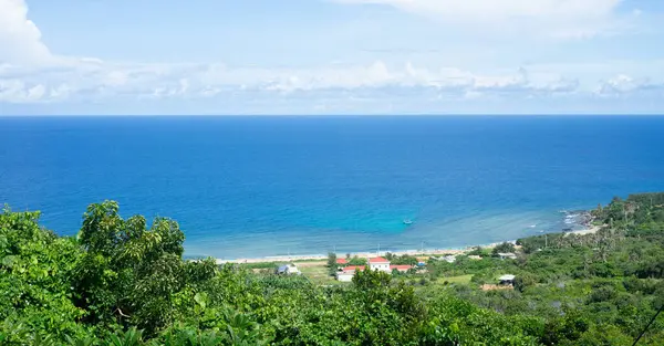 Panoramic View Phu Quy Binh Thuan Island Vietnam Stock Picture