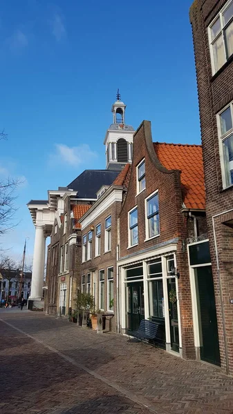 Παλιά Αρχιτεκτονική Κέντρο Schiedam Ολλανδία — Φωτογραφία Αρχείου