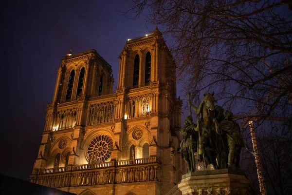 Notre Dame Paris Francia — Foto de Stock