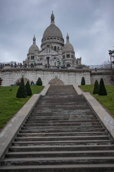 Sacr Coeur Basilica Paříž Francie — Stock fotografie