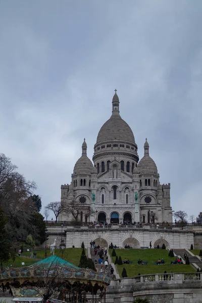 Basilika Sacr Coeur Paris Frankreich — Stockfoto