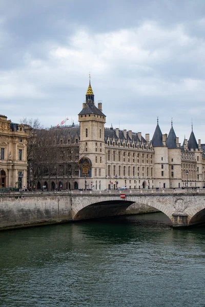 Río Senna Ciudad París Francia —  Fotos de Stock