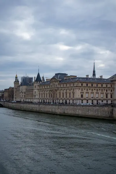 Fluss Senna Stadt Paris Frankreich — Stockfoto