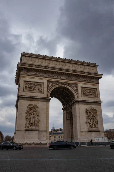 Vítězný Oblouk Paříž Francie — Stock fotografie