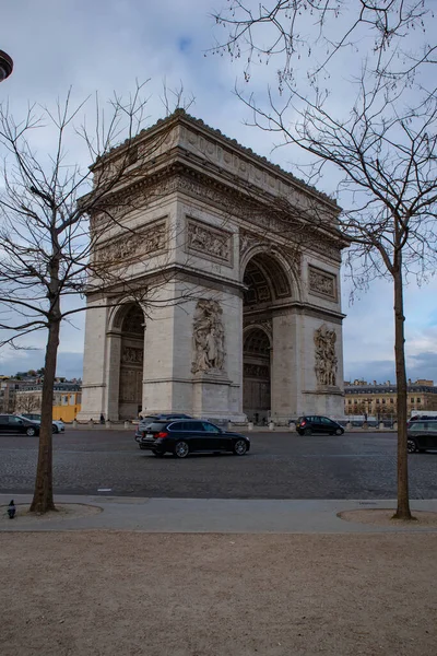 Arc Triomphe 法国巴黎市 — 图库照片