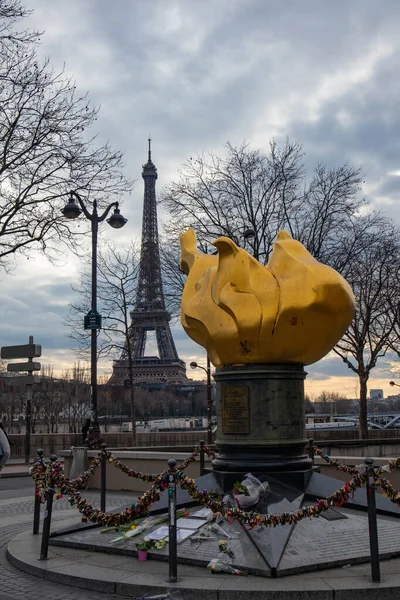 Memorial Lady Diana Ciudad París Francia — Foto de Stock