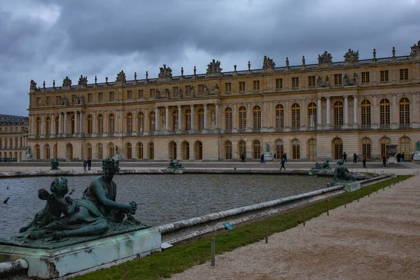 Schloss Von Versailles Und Seine Gärten Frankreich — Stockfoto