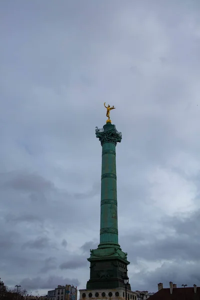 Bastille Square Paryż Francja — Zdjęcie stockowe