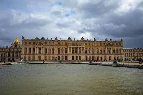 Gärten Des Schlosses Versailles Der Nähe Von Paris Frankreich — Stockfoto