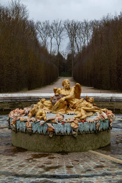 Giardini Del Palazzo Versailles Vicino Parigi Francia — Foto Stock