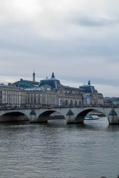 Seine River Paris Stad Frankrike — Stockfoto