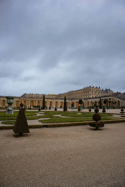Ogrody Pałacu Wersalskiego Paryż Francja — Zdjęcie stockowe
