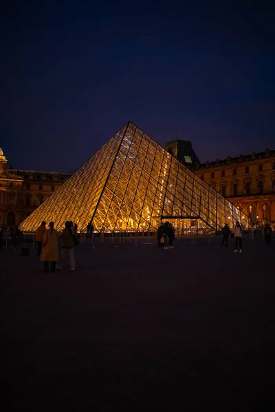 Louvre Müzesi Paris Fransa — Stok fotoğraf