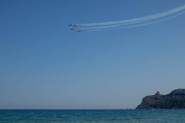 Sergi, Poetto, Cagliari, Sardunya 'daki Tricolore plajında.